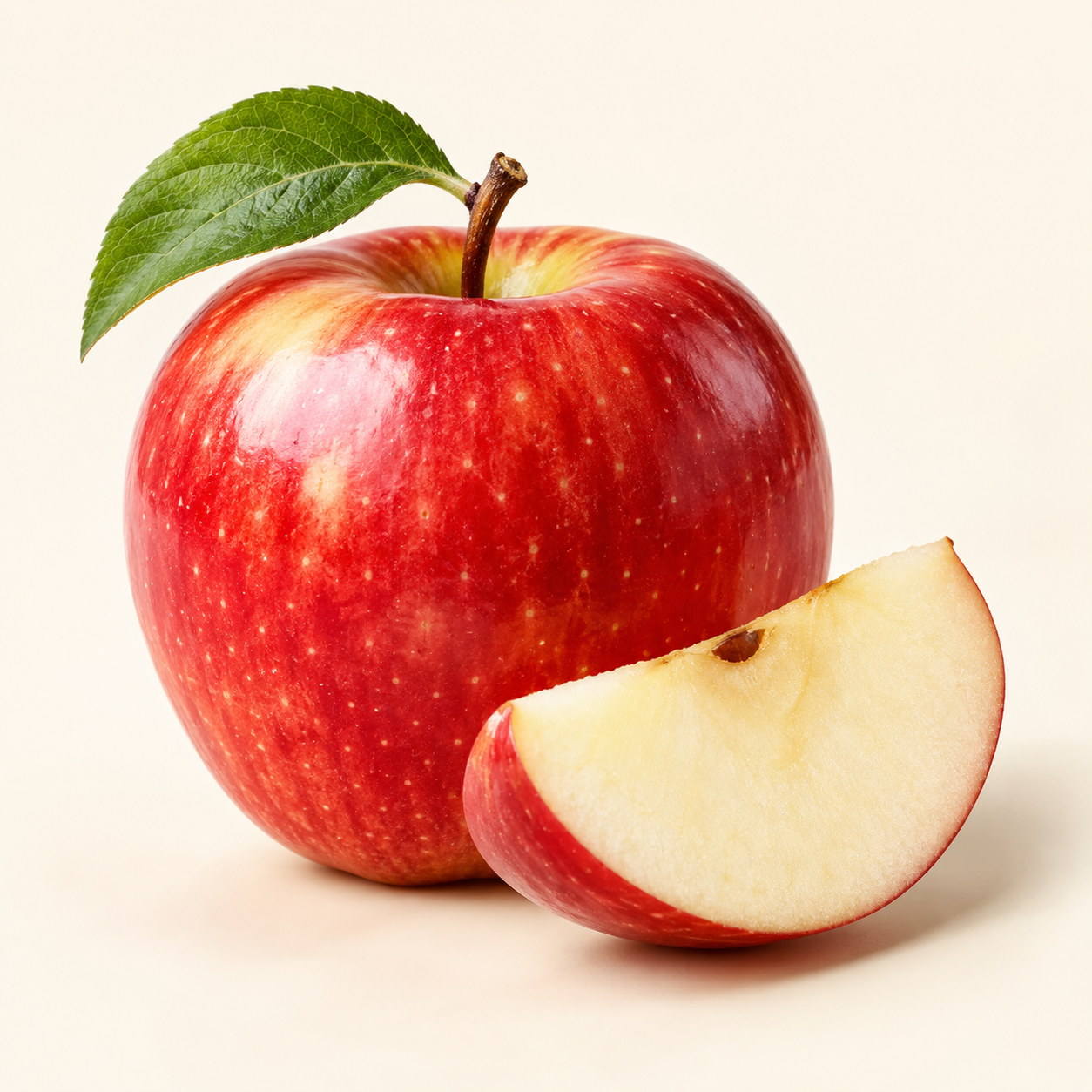 Fresh red apple