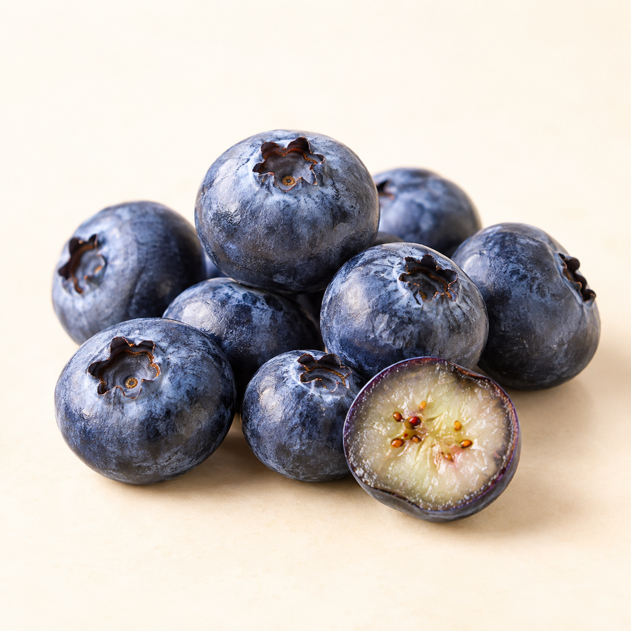 Fresh blueberries