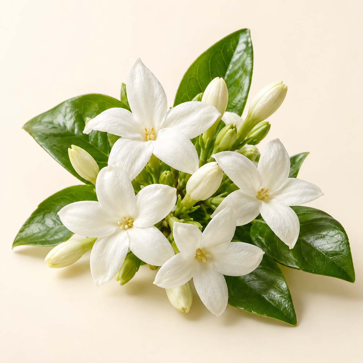 Fresh white jasmine flowers